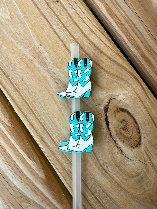 Cowboy Boots- 3d Straw Topper