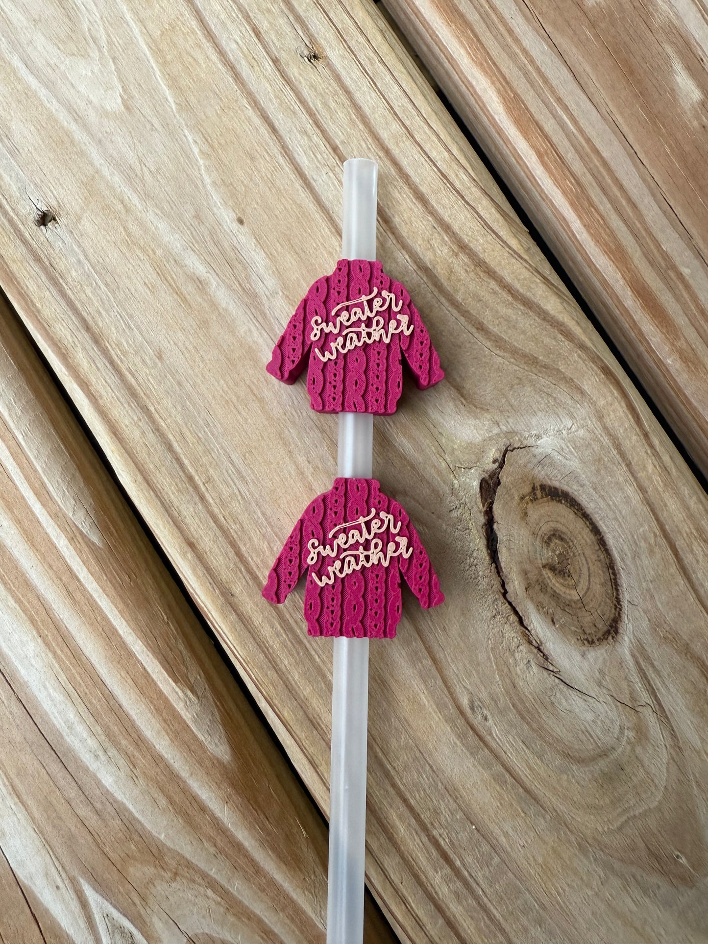 Sweater Weather - 3d Straw Topper