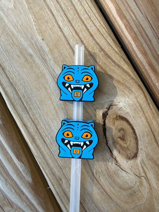Demon Cat - 3d Straw Topper
