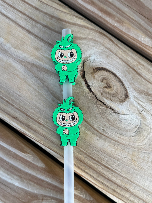 Grinchie Bubu - 3d Straw Topper