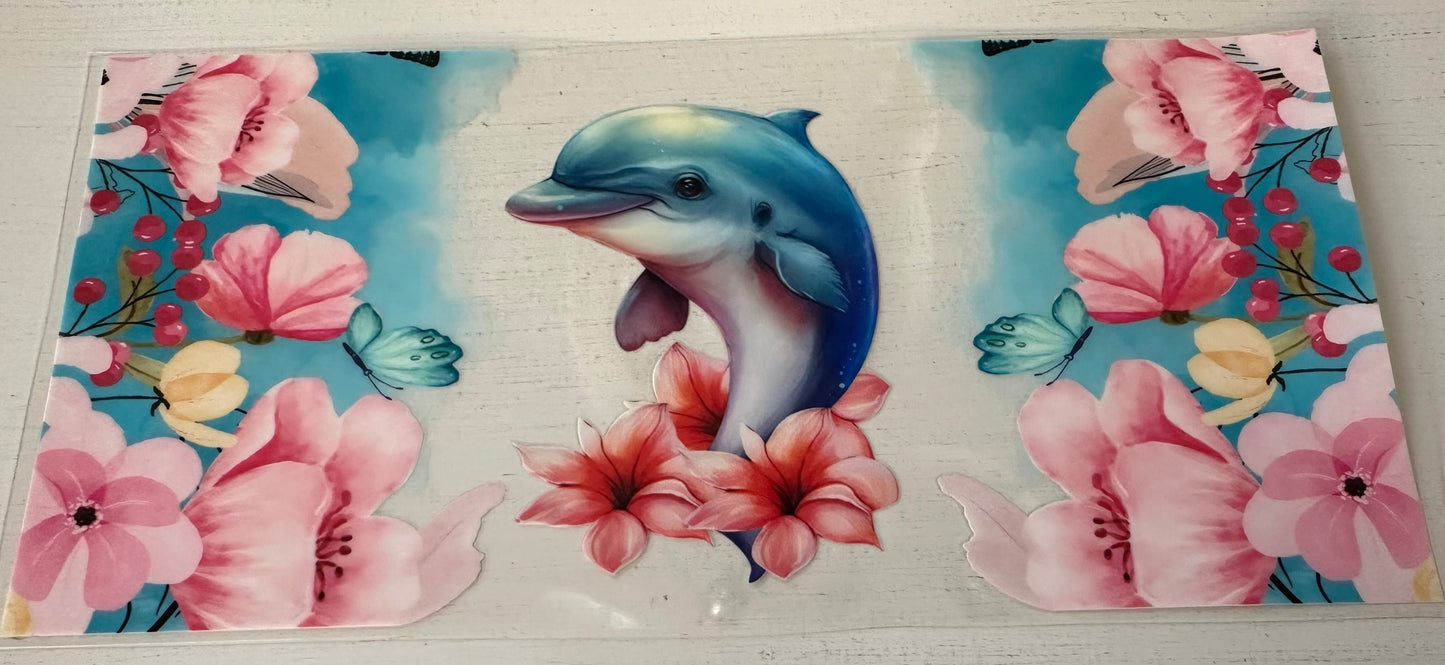 Dolphin w/Floral - Wrap