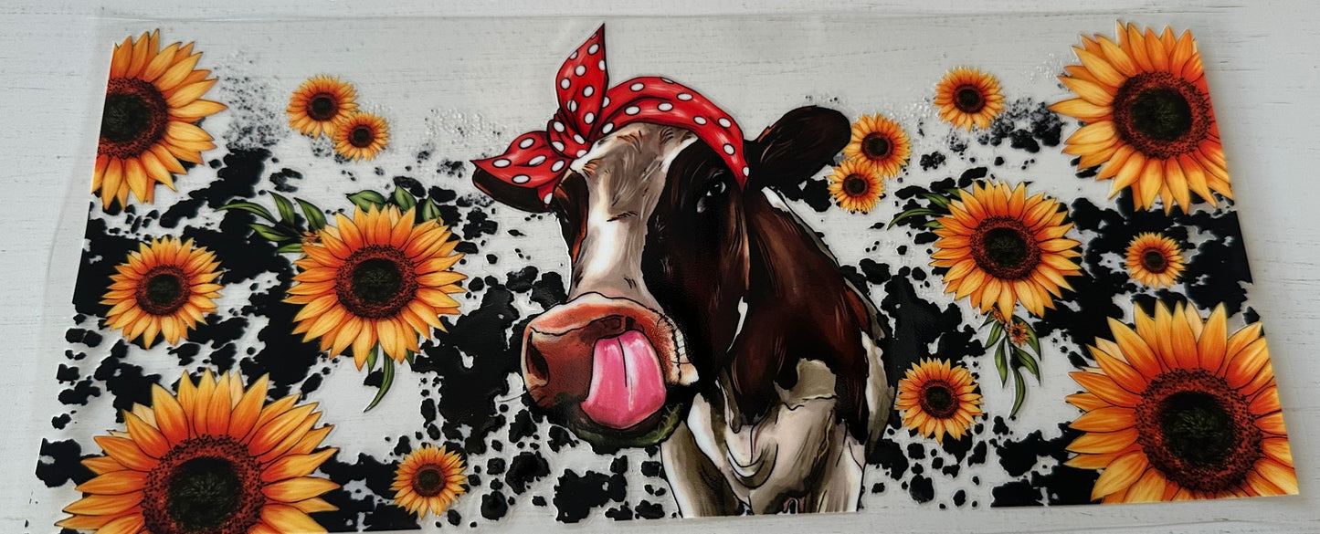 Cow w/Red Bow - Wrap