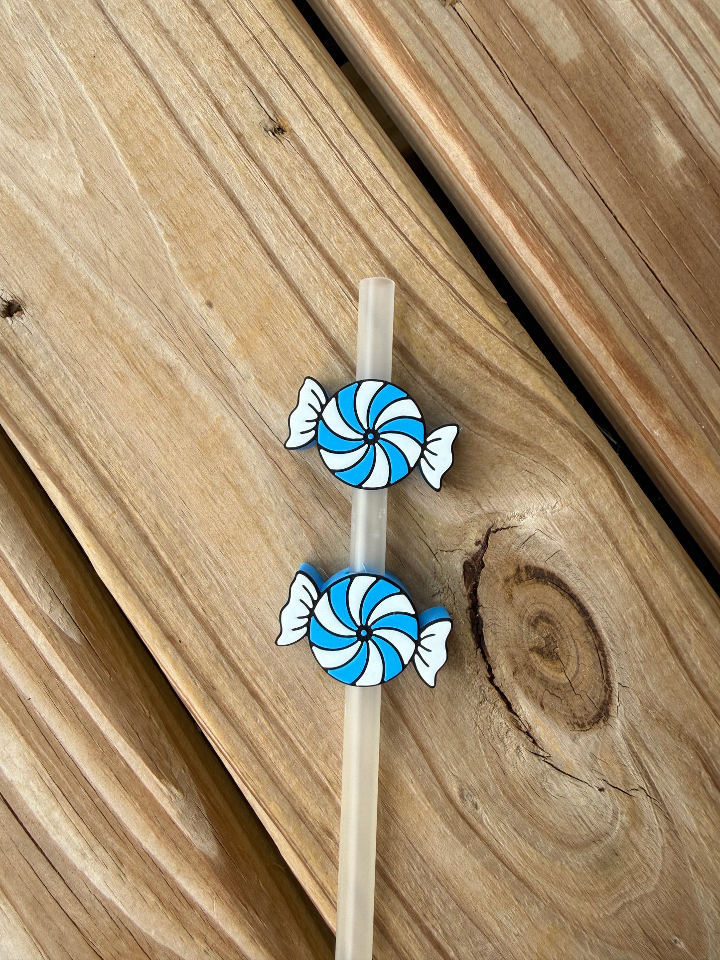 Peppermint Candy - 3d Straw Topper