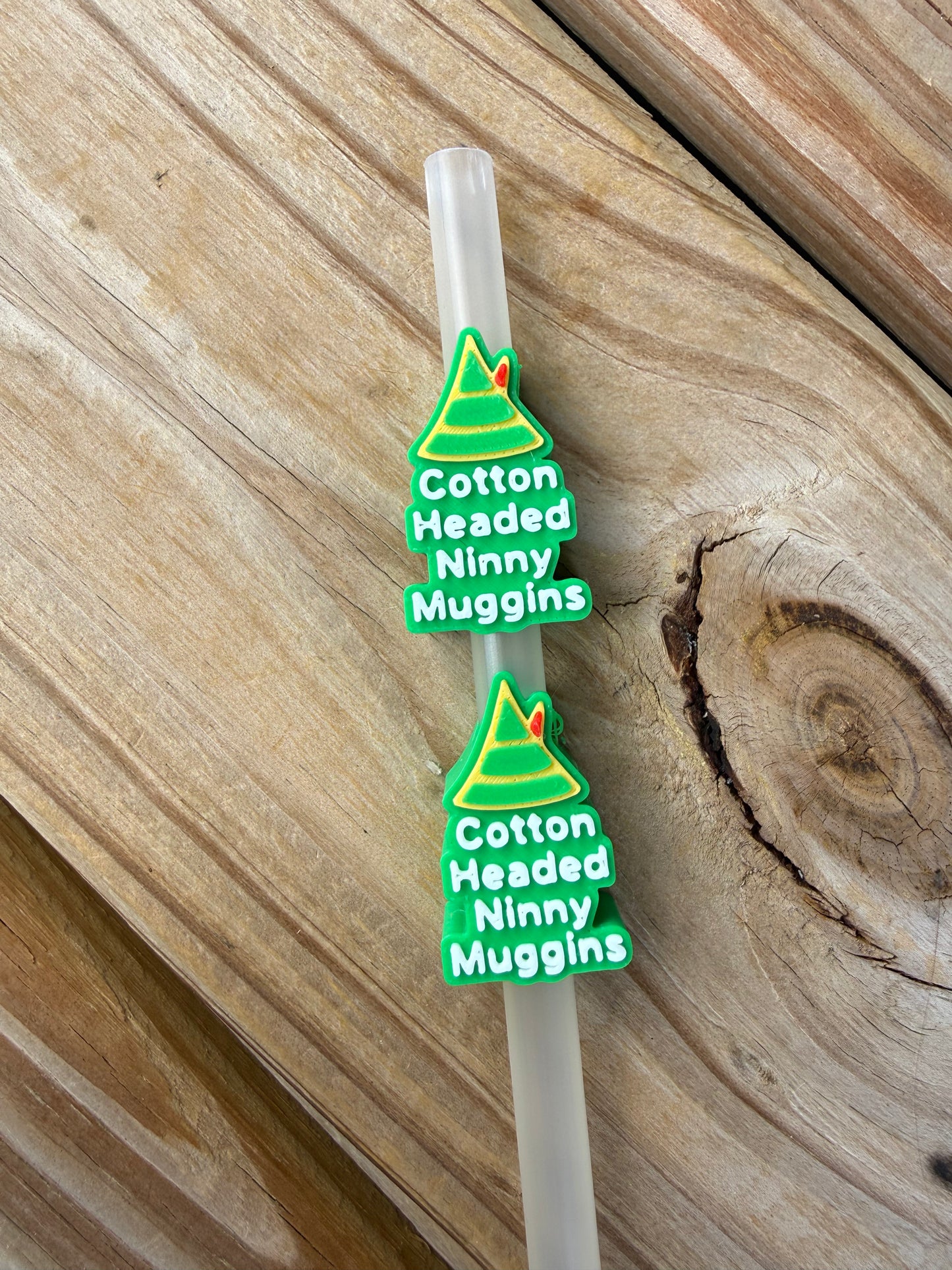 Muggins - 3d Straw Topper