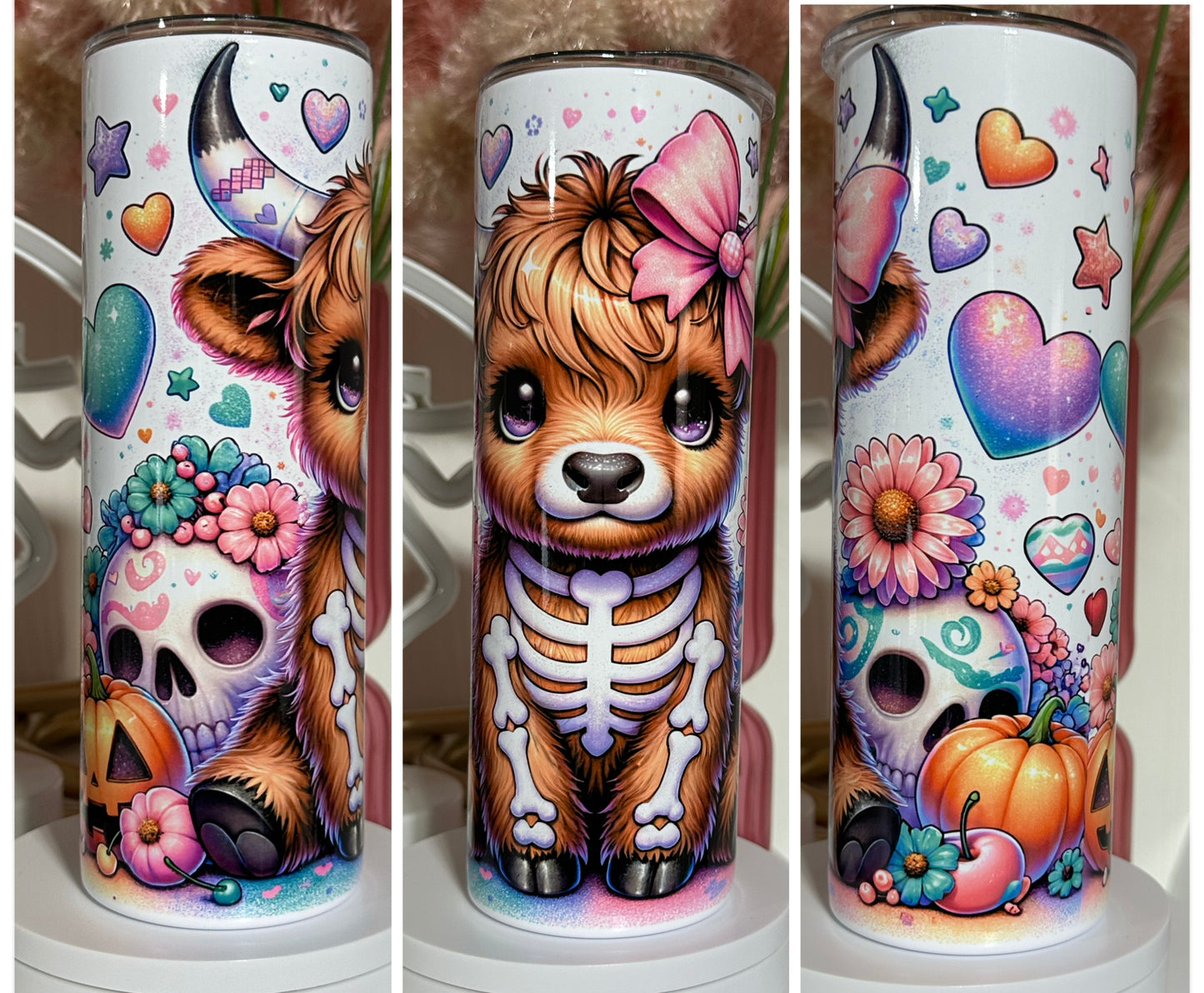 Skelly Baby Cow - Tumbler