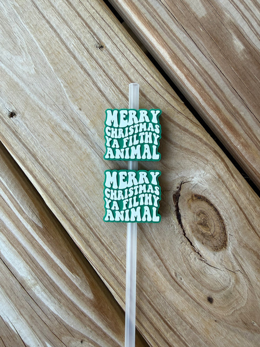 Filthy Animal - 3d Straw Topper