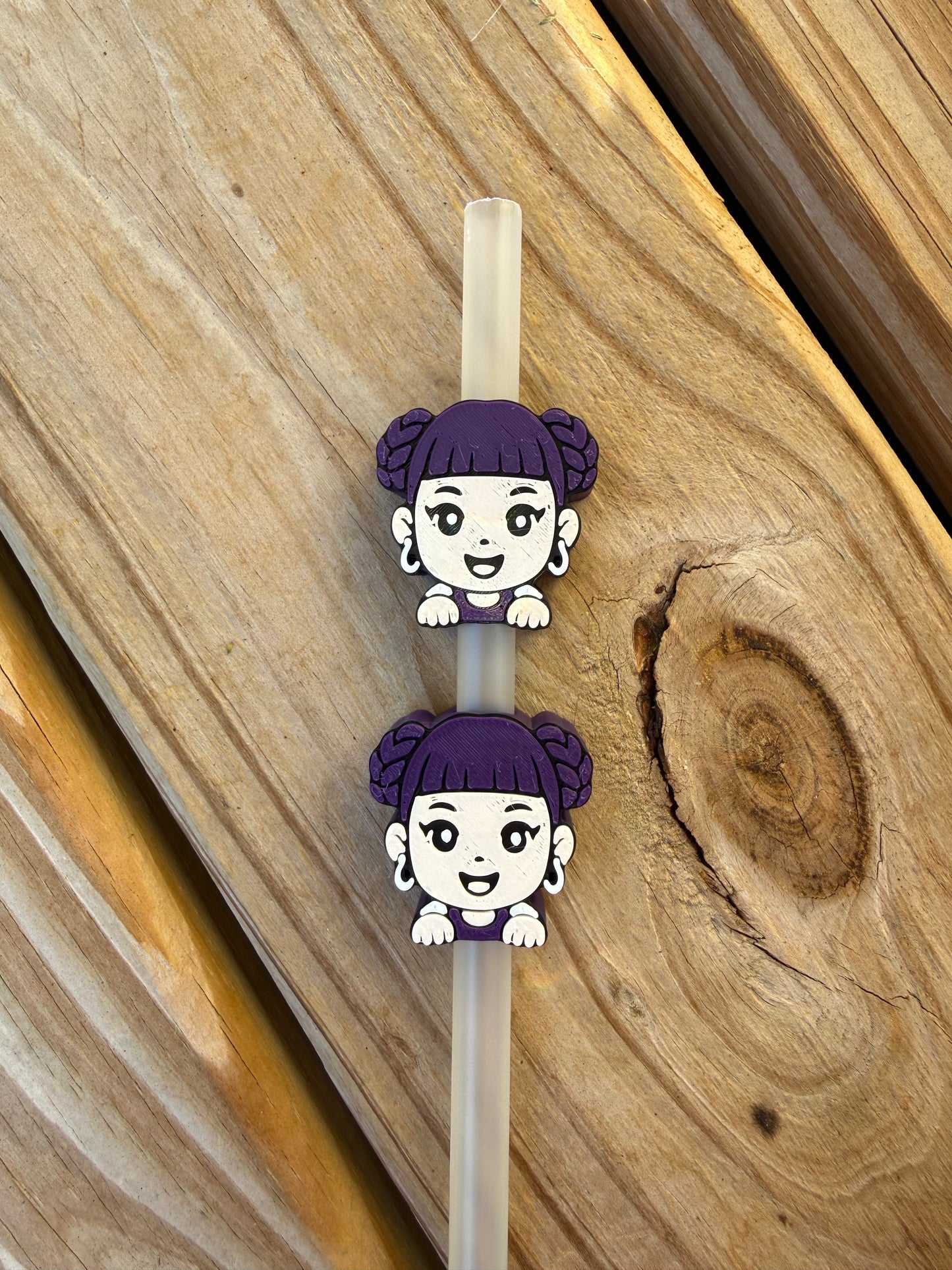 Pop Girls - 3d Straw Topper