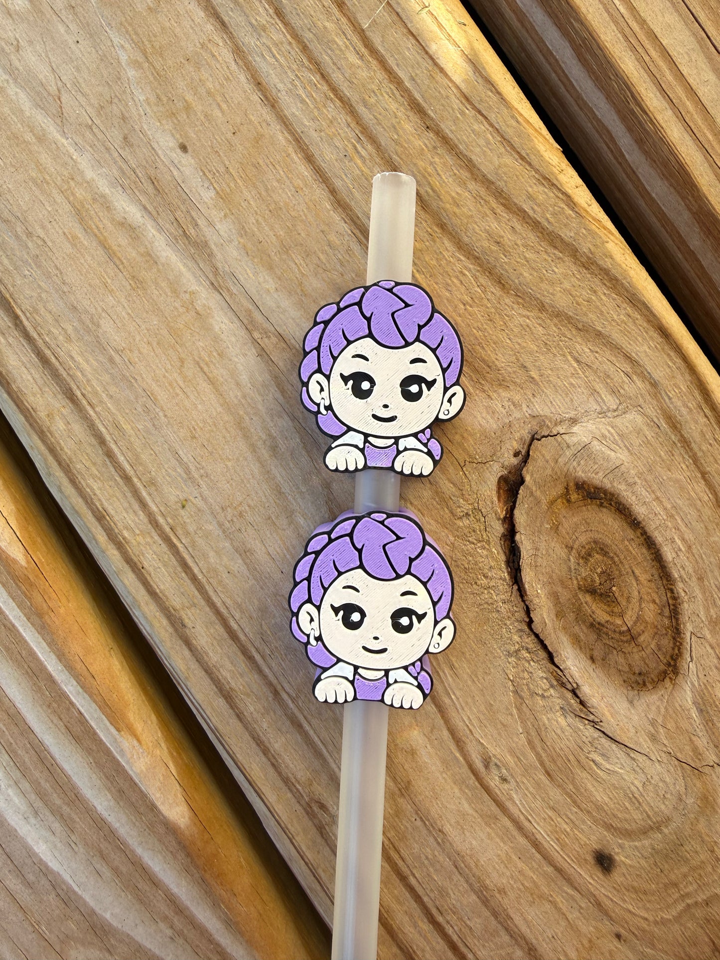 Pop Girls - 3d Straw Topper