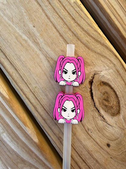 Pop Girls - 3d Straw Topper