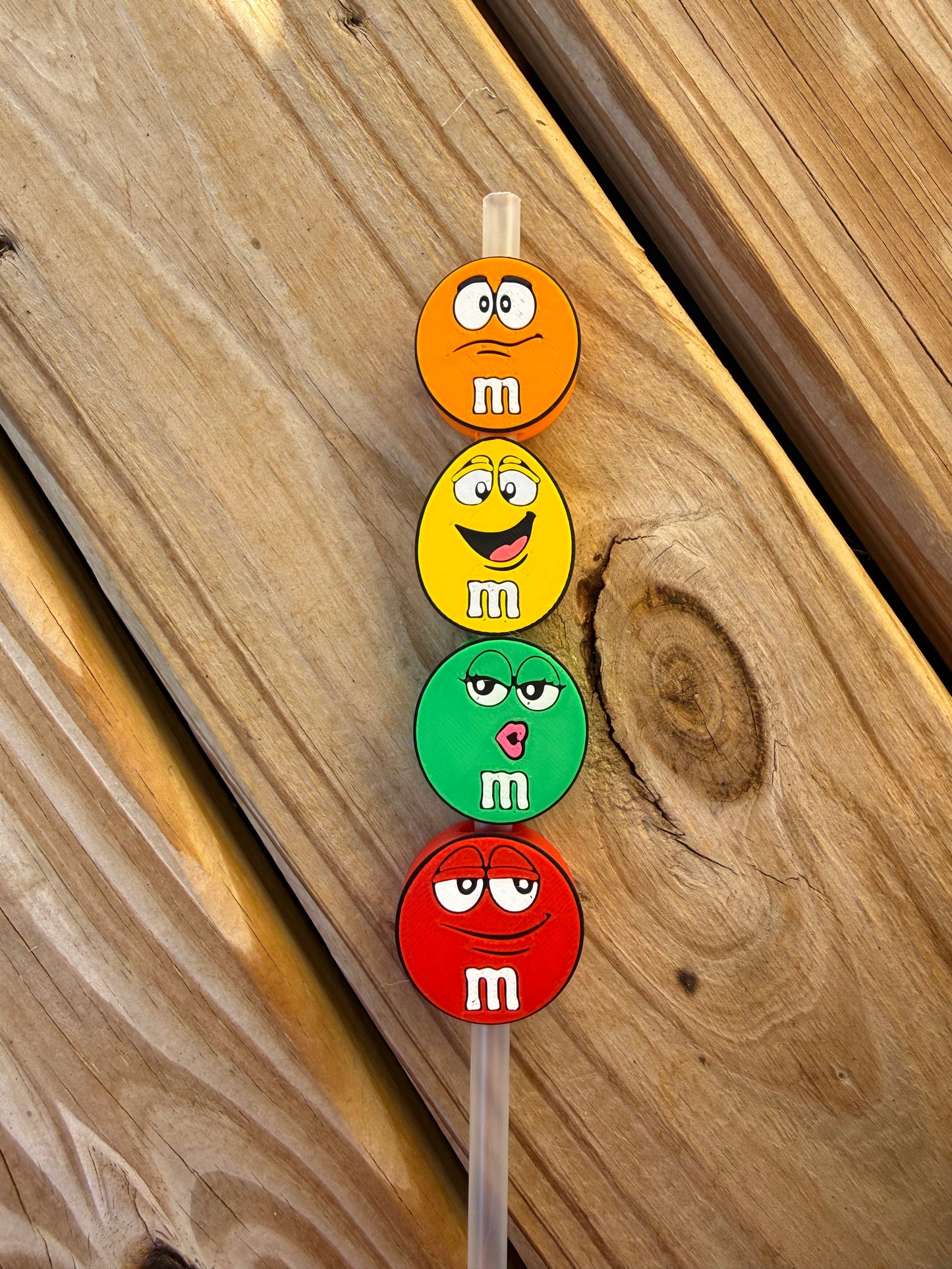 Candy Ms - 3d Straw Topper