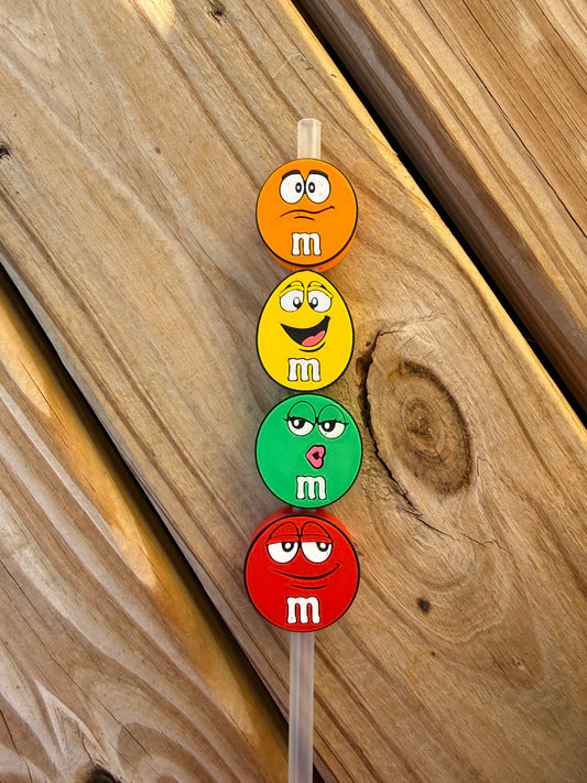 Candy Ms - 3d Straw Topper