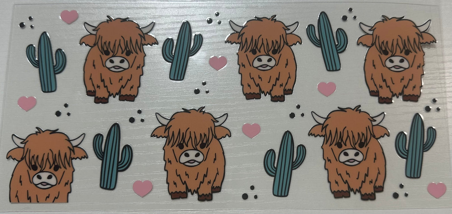 Cow & Cacti - Wrap