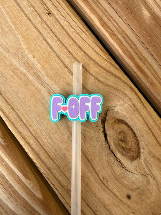 F-Off - 3d Straw Topper