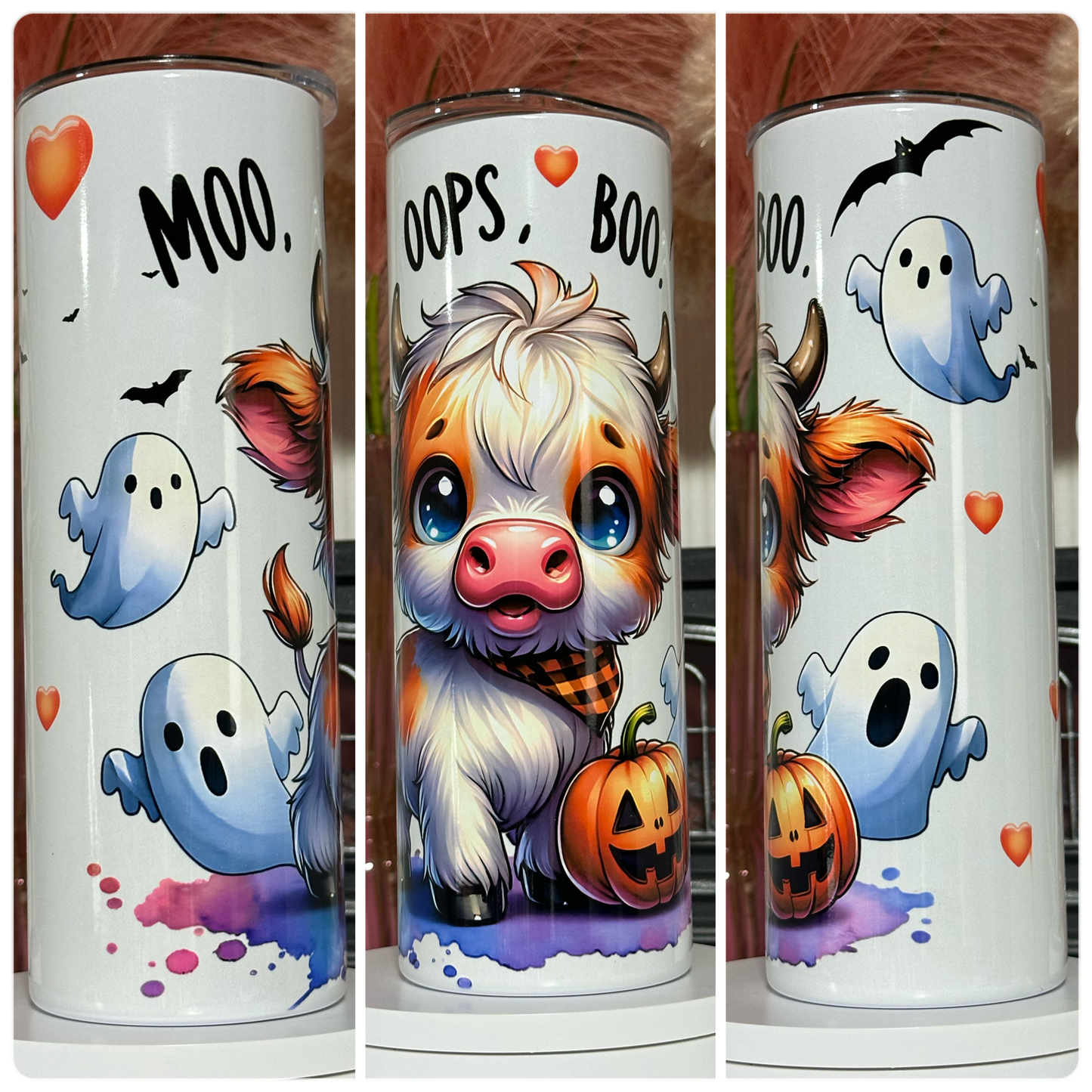 Moo, Oops, Boo - Tumbler