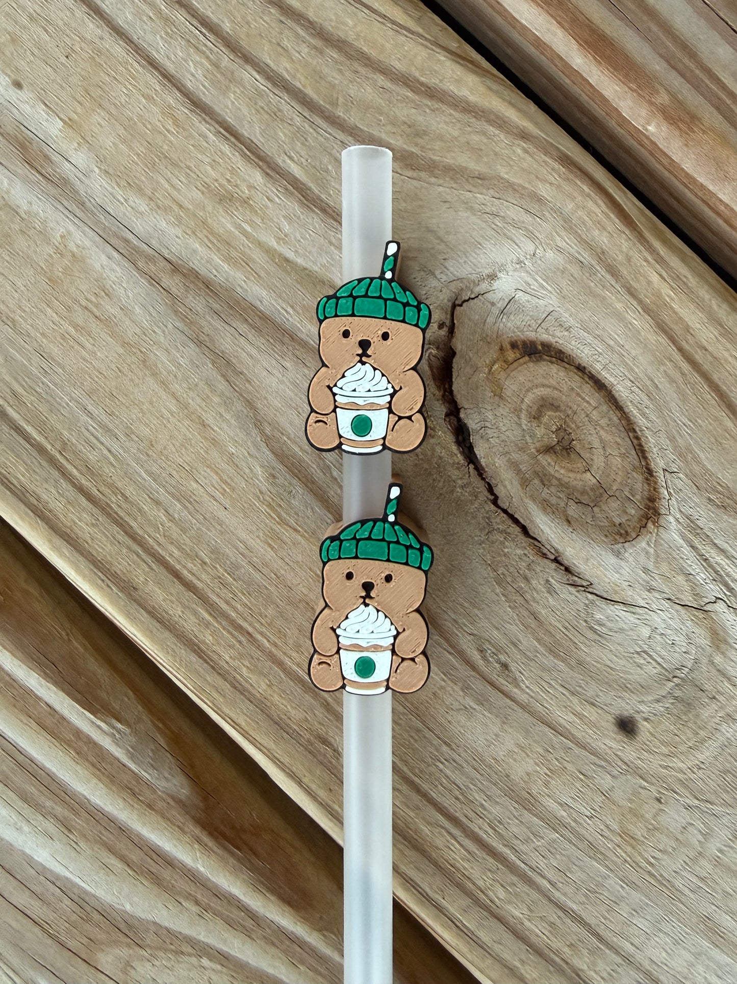 Starbi Bear - 3d Straw Topper