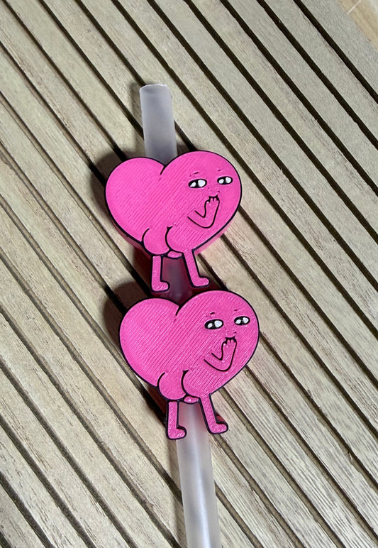 Cheeky - 3d Straw Topper