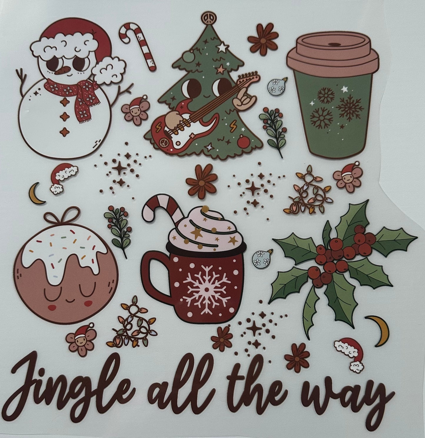 Winter/Holiday/Christmas - Full/Single Color Print