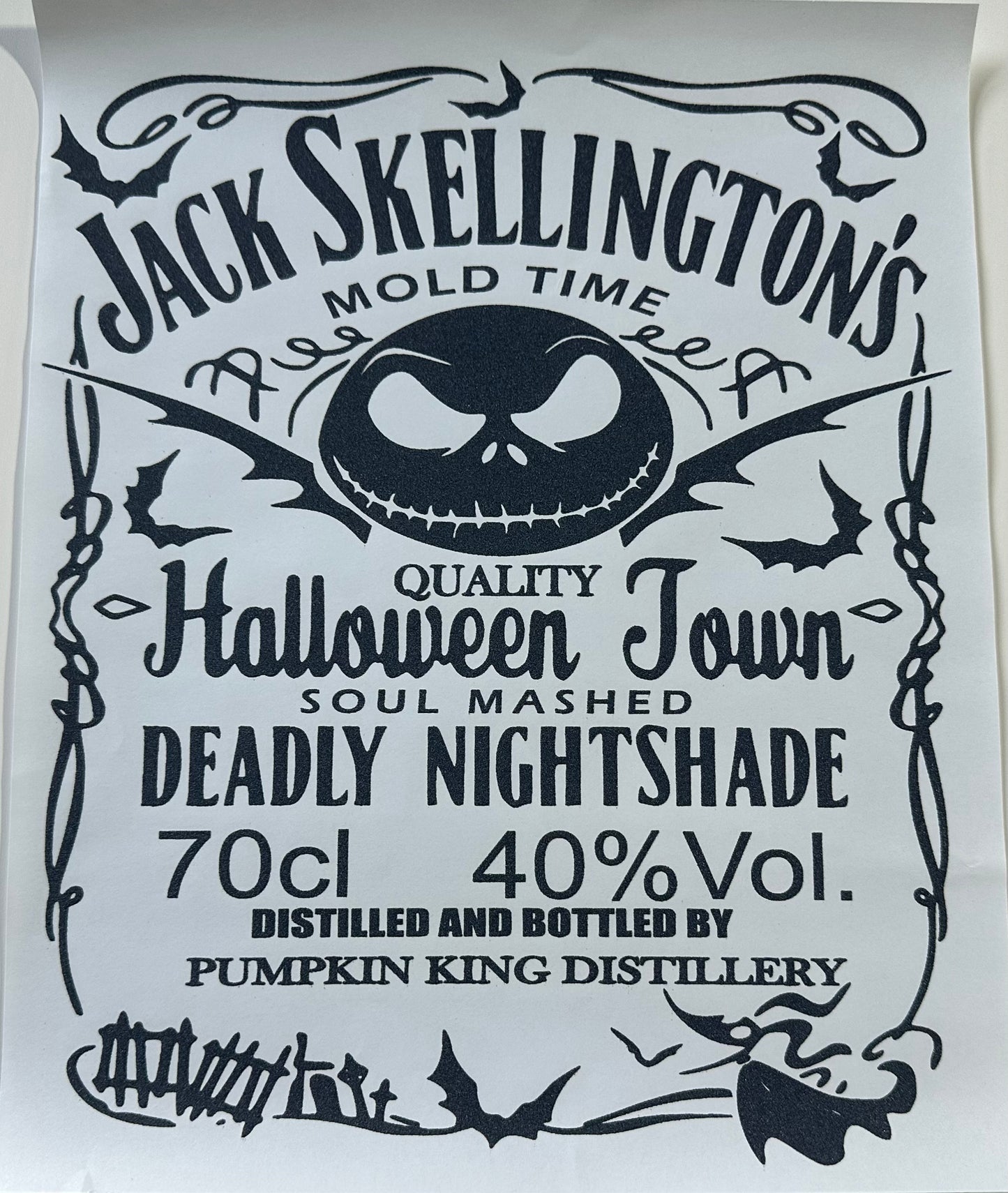 Fall/Halloween - Full/Single Color Print