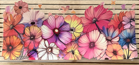 Pink, Orange, Purple Floral - Wrap