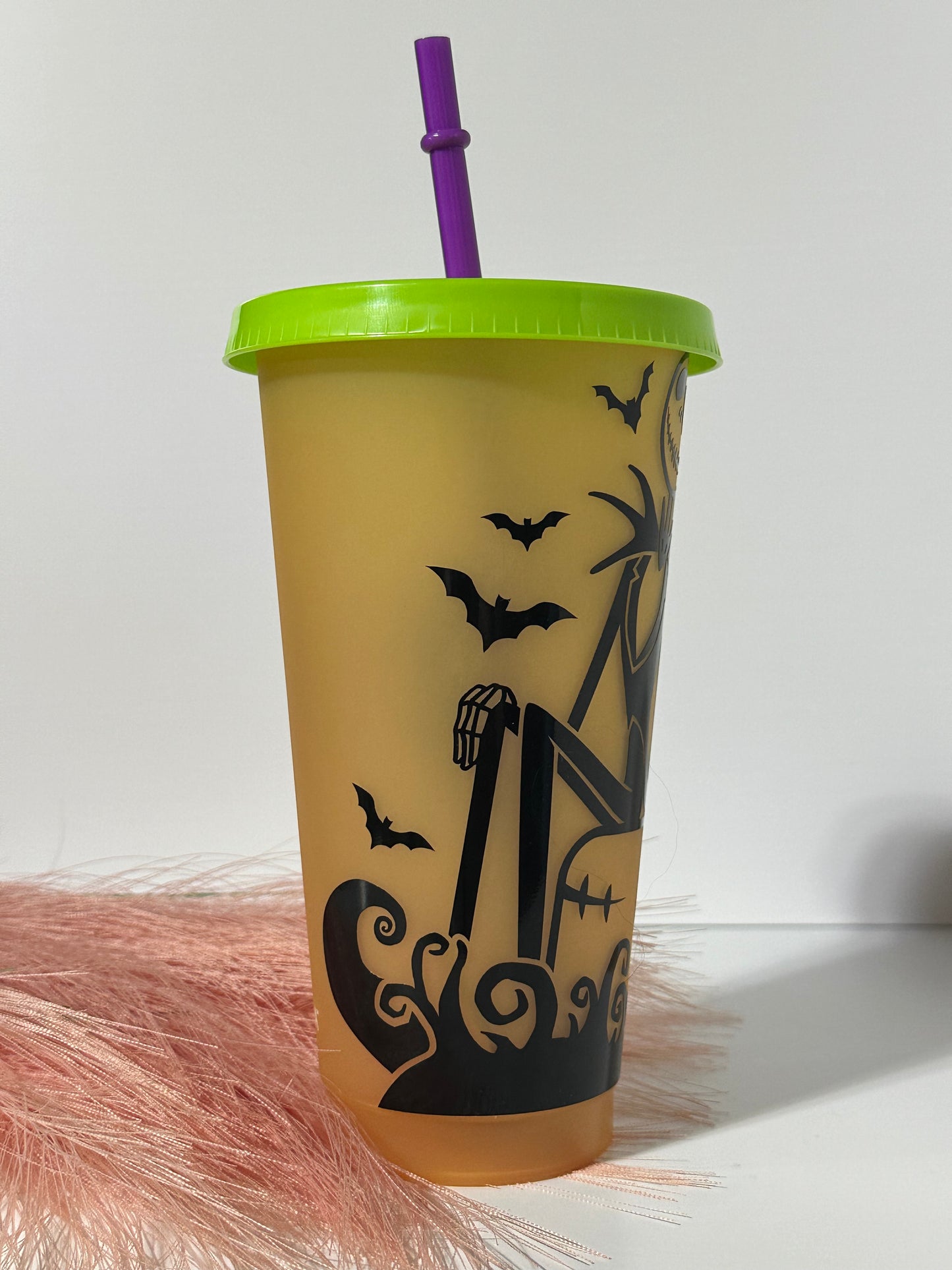 24 oz- Cold Cup- Jack & Sally