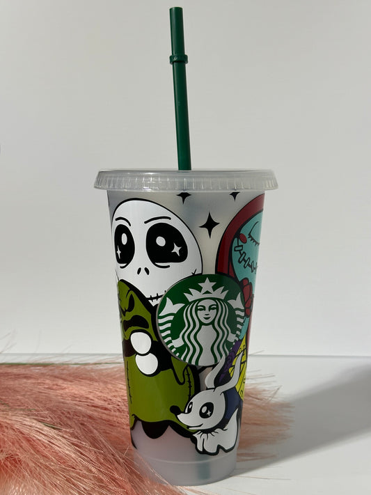 24 oz- Cold Cup- Jack & Sally /Layered