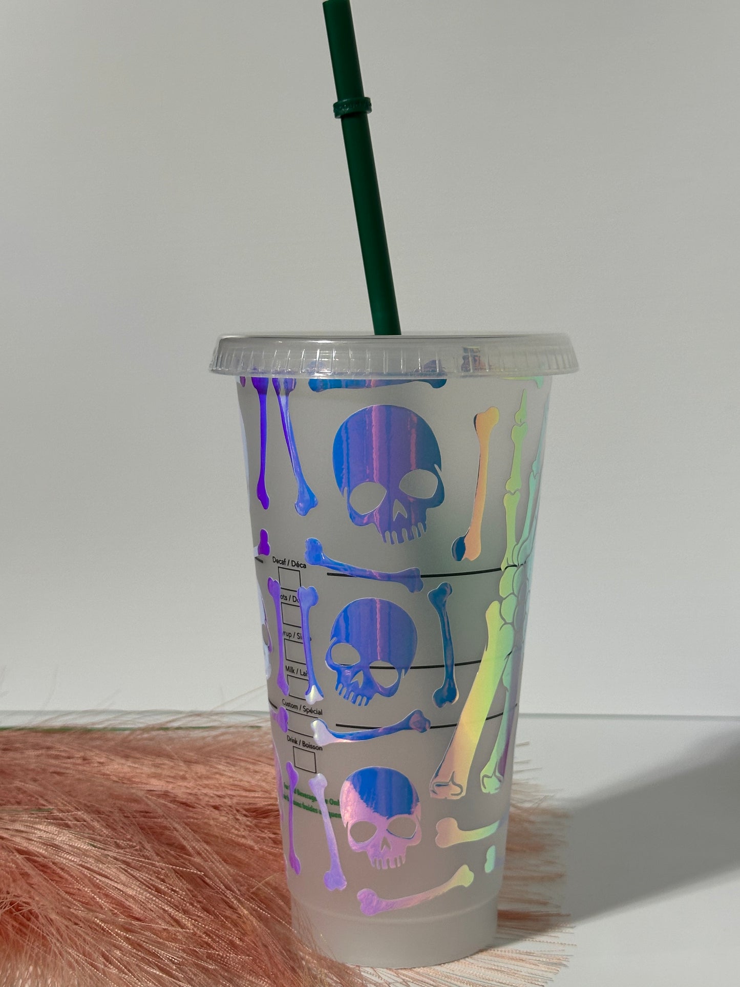 24oz - Cold Cup - Skelly Hands