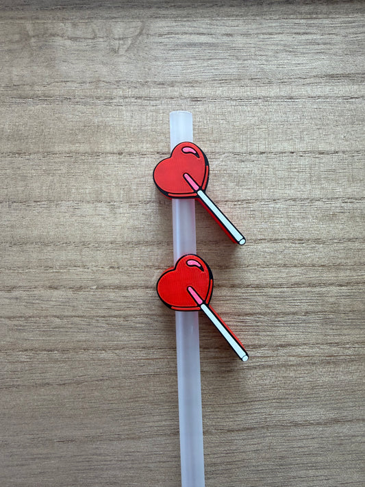 Heart Sucker - 3d Straw Topper