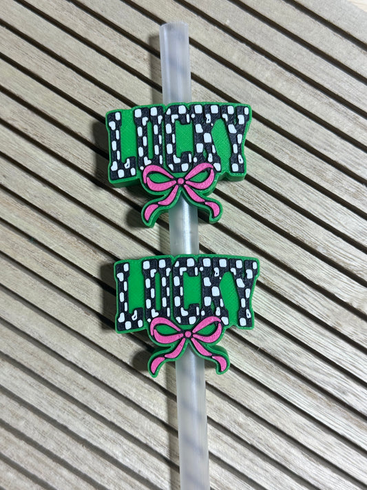 Lucky - 3d Straw Topper