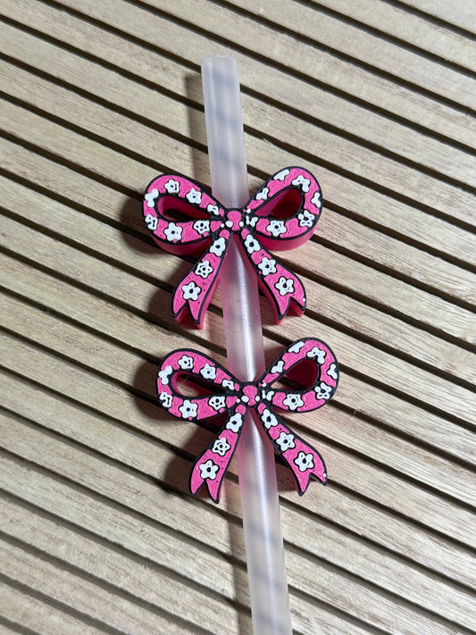 Daisy Bow - 3d Straw Topper