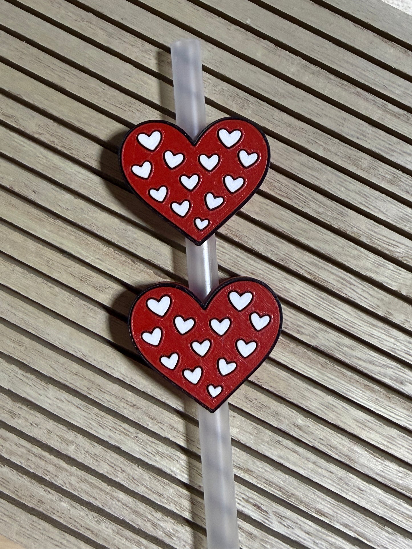 Heart of Hearts - 3d Straw Topper
