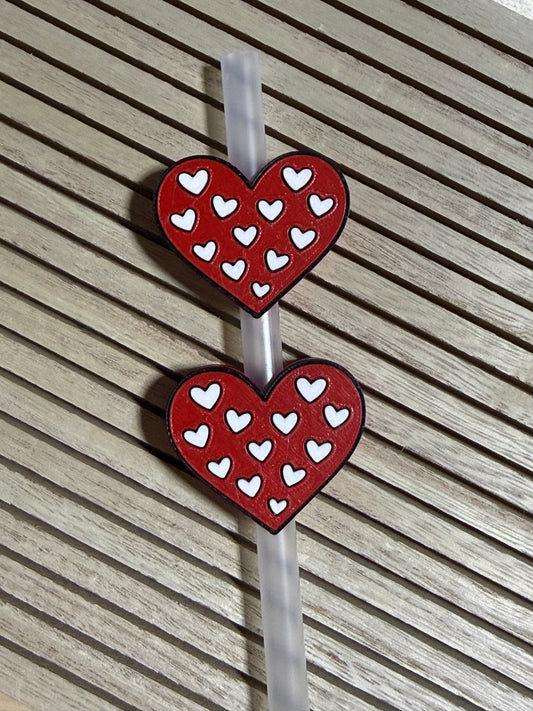 Heart of Hearts - 3d Straw Topper