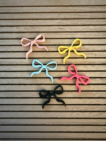 Cute Bow (Set of 5) - 3d- Lid Embellishment