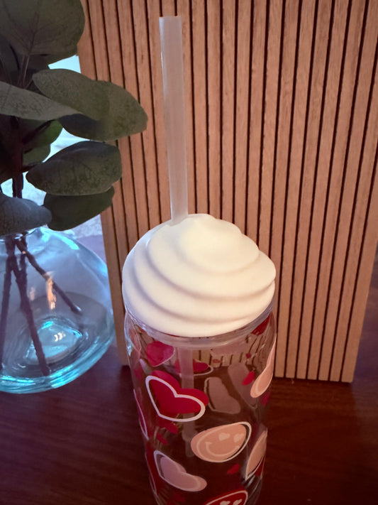 Whipped Topping - 3d Straw Topper