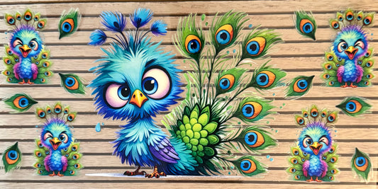 Sassy Peacock - Wrap