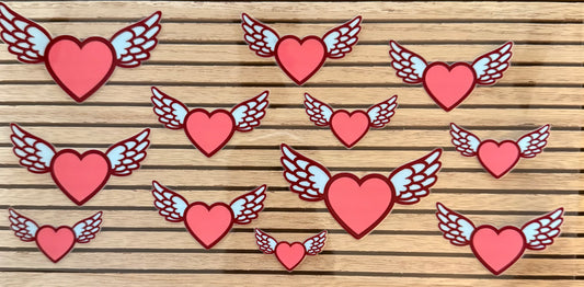 Hearts w/Wings - Wrap