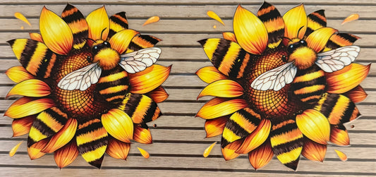 Bee Sunflower - Wrap