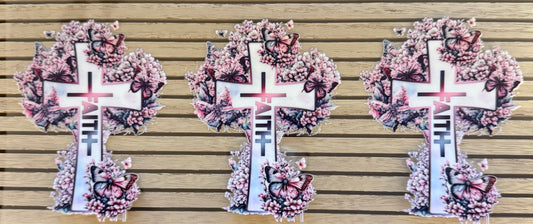 Cross w/Faith & Butterflies - Wrap