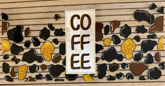 Coffee Cow Print - Wrap