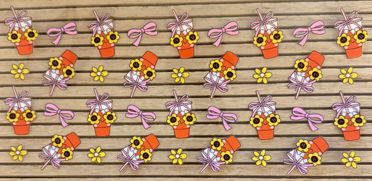 Iced Coffee with Daisy Eyes - Wrap