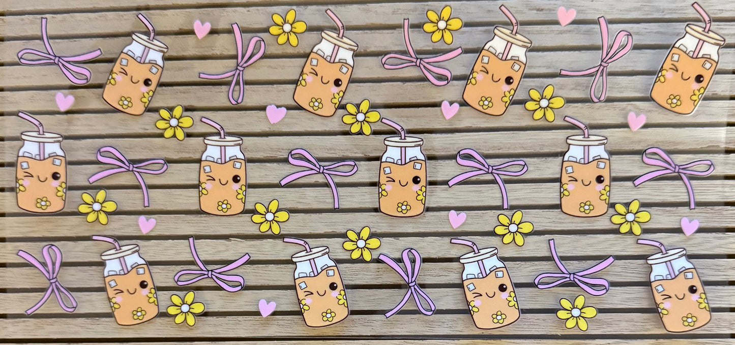 Coffee Cups Winking (Can Glasses) - Wrap