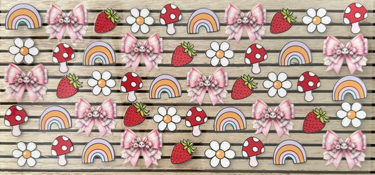Strawberry, Rainbow, & Bunny Bows - Wrap
