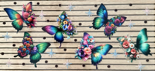 Gorgeous Teal Butterflies - Wrap