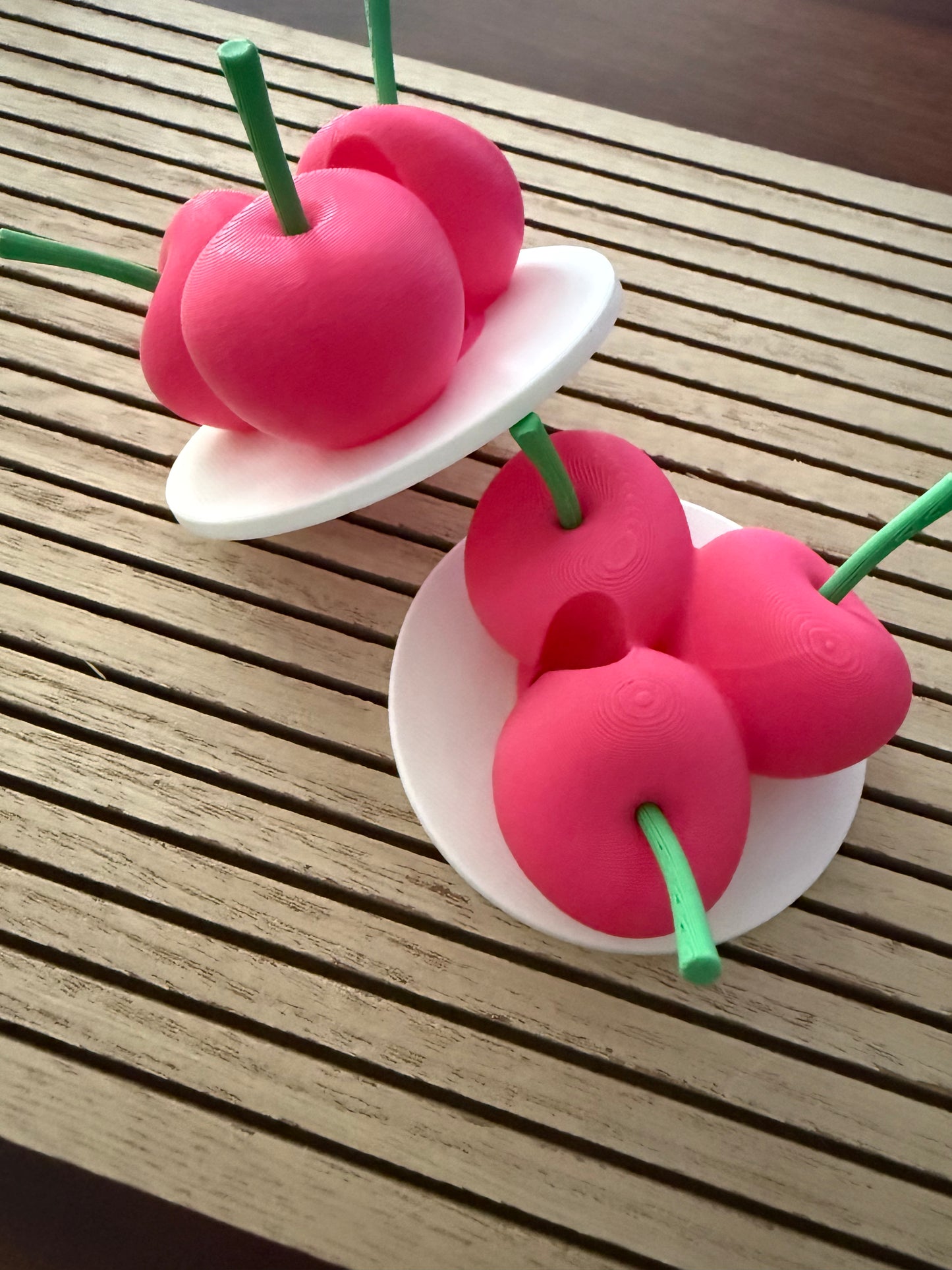 Triple Cherry Full Top - 3d Straw Topper