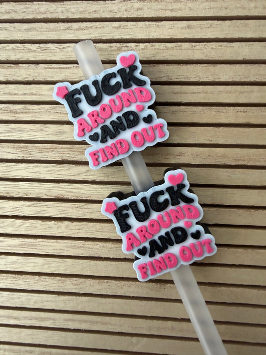 FAFO - 3d Straw Topper