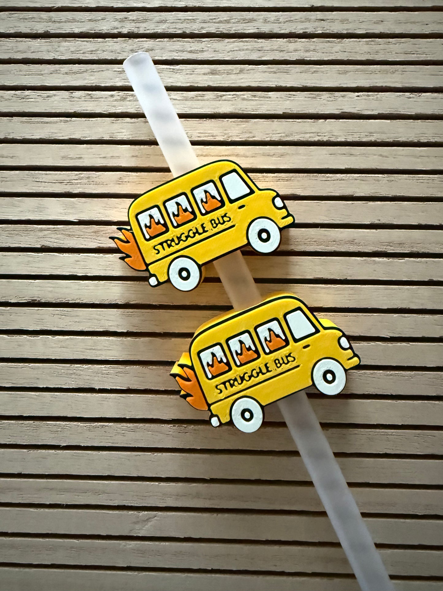 Struggle Bus - 3d Straw Topper