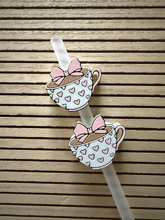 Latte' Love Cup - 3d Straw Topper