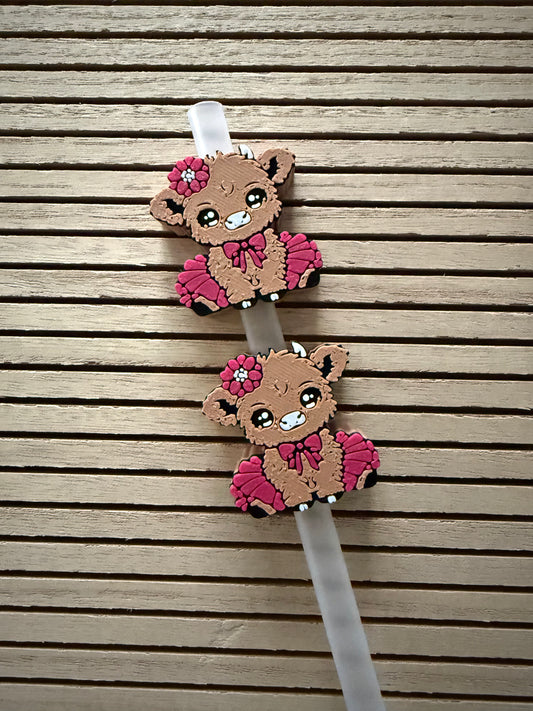 Tutu Highland - 3d Straw Topper