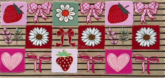 Strawberry Squares - Wrap