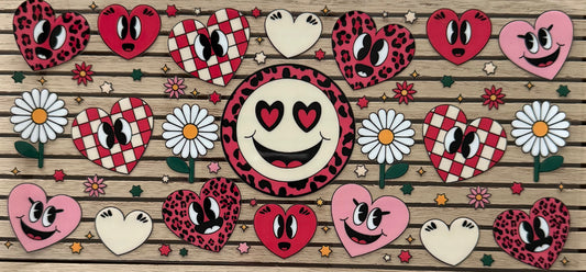 Happy Face w/Heart Eyes - Wrap