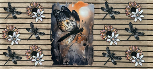 Dragonfly (Black/Orange) - Wrap